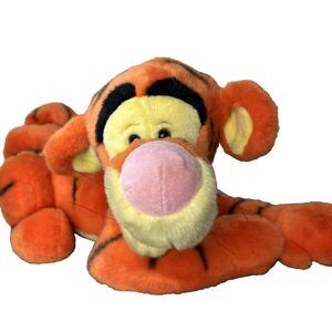 Disney Winnie Pooh JUMBO TIGGER  24 inch Laying Plush Stuffed Animal Disneyland